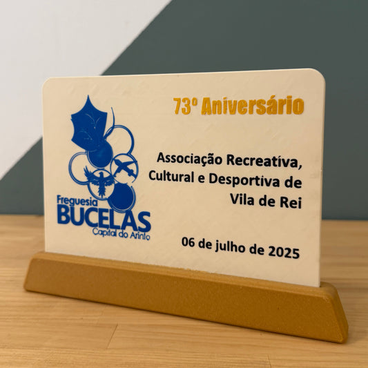 Troféu Placa BRONK